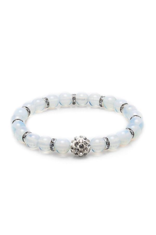 Alnis Atelier Ay Taşı Doğal Taş Tam Tur Bileklik - Image 1