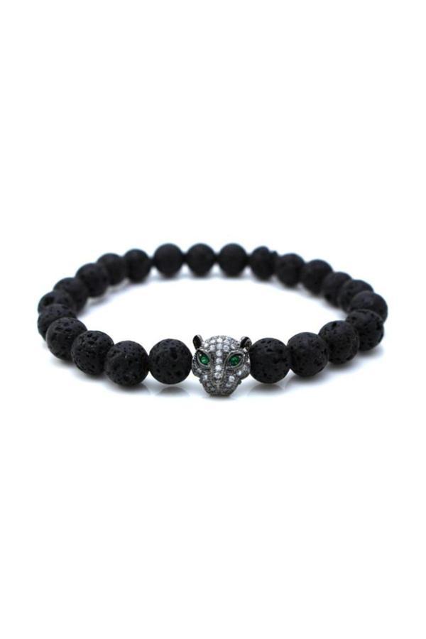 Alnis Atelier Lav Taşı Doğal Taş Tilki Model Bileklik - Image 1