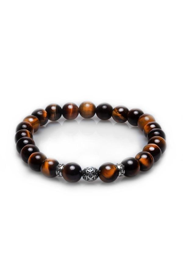 Alnis Atelier Kaplangözü Doğal Taş Erkek Bileklik - Image 1