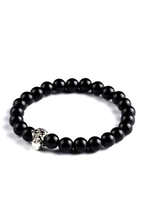 Alnis Atelier Oniks Doğal Taş Erkek Bileklik - Image 1