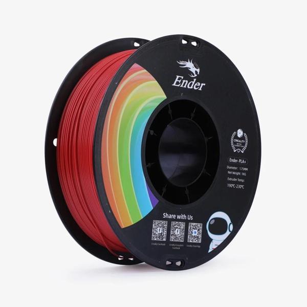 Creality Ender PLA+ Filament Kırmızı 1.75mm 1kg - Image 1