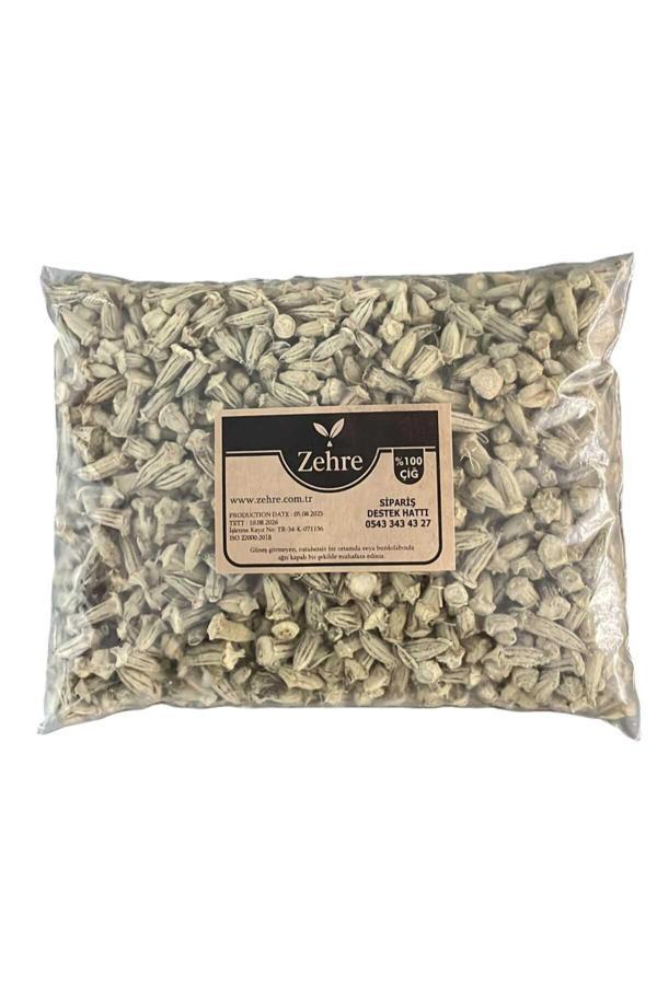 Zehre Doğal Kurutulmuş Çiçek Bamya - Yeni Mahsul 200 Gr - Image 1
