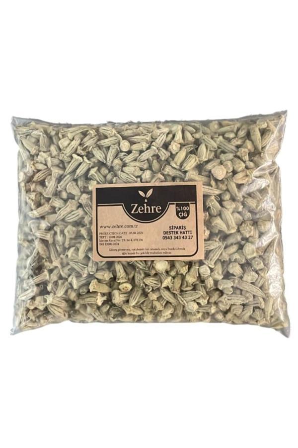 Zehre Doğal Kurutulmuş Çiçek Bamya - Yeni Mahsul 100 Gr - Image 1