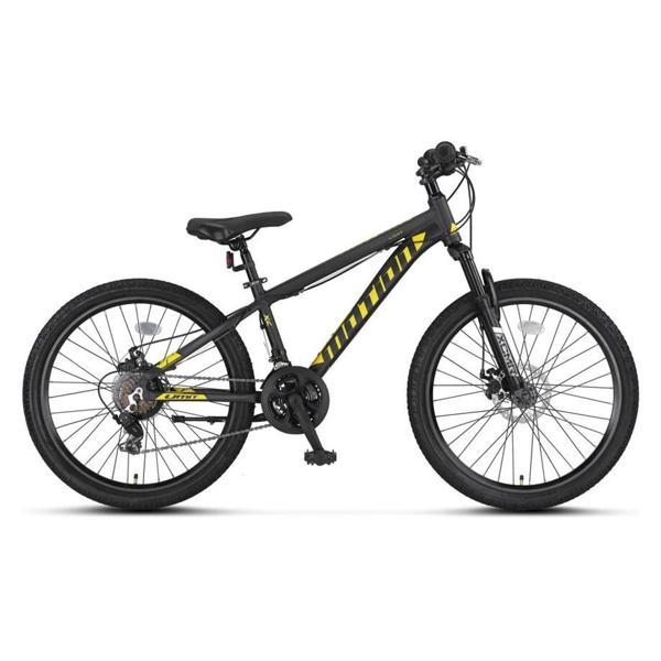ÜMİT 2478 MOTION M-2D ERKEK DAĞ BİSİKLETİ 305H 24 JANT 21 VİTES SİYAH SARI - Image 1