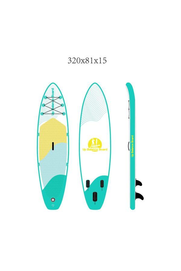 Up Balance Board Cosfer Up Balance Board Şişme Sup Board/Stand Up Paddle Board 320X81X15 Cm Yeşil - Image 1