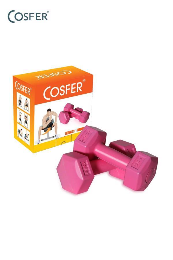 Cosfer 1 Kg X2 Adet Plastik Dambıl - Image 1