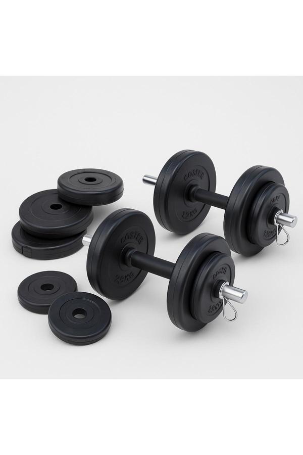 Cosfer Csf-22 Kg ( Cement ) Dambıl Set - 22 Kg -2 Adet 5 Kg / 8 Adet 1,25 Kg - Image 1