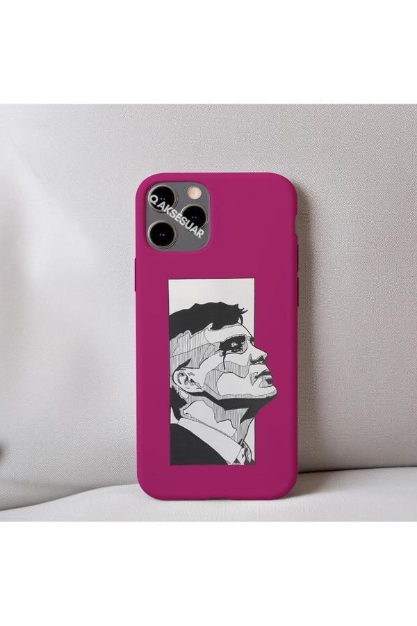 Q Aksesuar İphone 11 Pro Max Uyumlu İçi Kadife Peaky Blinders Thomas Shelby Desenli Tasarım Telefon Kılıfı - Image 1