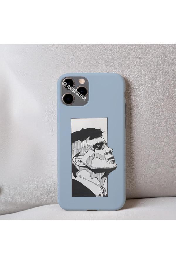 Q Aksesuar İphone 15 Uyumlu İçi Kadife Peaky Blinders Thomas Shelby (Tommy) Desenli Tasarım Telefon Kılıfı - Image 1