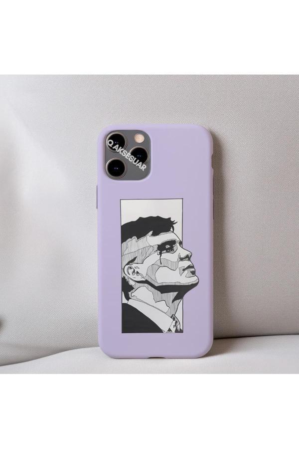 Q Aksesuar İphone 15 Uyumlu İçi Kadife Peaky Blinders Thomas Shelby (Tommy) Desenli Tasarım Telefon Kılıfı - Image 1