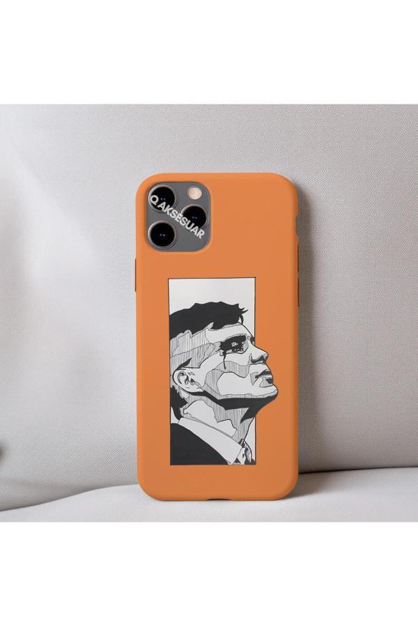 Q Aksesuar İphone 14 Pro Max Uyumlu İçi Kadife Peaky Blinders Thomas Shelby Desenli Tasarım Telefon Kılıfı - Image 1
