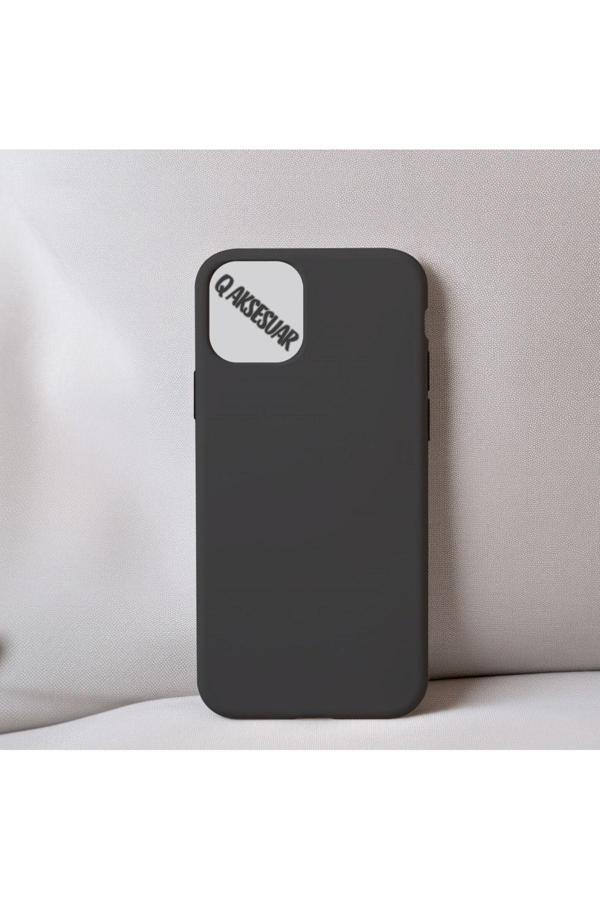 Q Aksesuar İphone 11 Pro Uyumlu Içi Kadife Silikon Lansman Kılıf Yumuşak Doku Hissi - Image 1