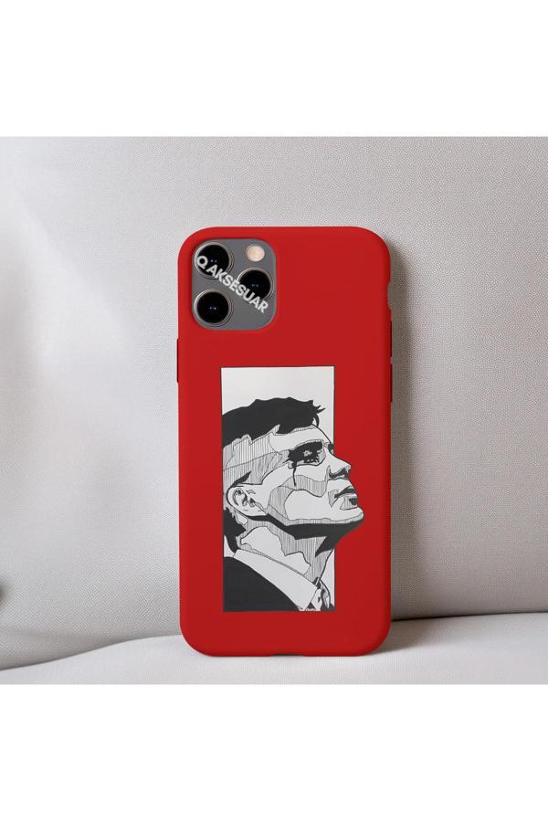 Q Aksesuar İphone 7 Plus Uyumlu İçi Kadife Peaky Blinders Thomas Shelby (Tommy) Desenli Tasarım Telefon Kılıfı - Image 1