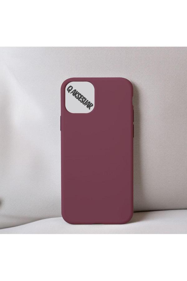 Q Aksesuar İphone Se 3.Nesil (2022) Uyumlu Içi Kadife Silikon Lansman Kılıf Yumuşak Doku Hissi - Image 1