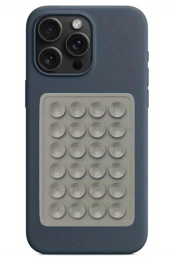 Q Aksesuar Silikon Vakumlu Telefon Tutucu, Cep Telefonu İçin Silikon Yapışkanlı, Kaymaz Vantuz Telefon Tutucu - Image 1