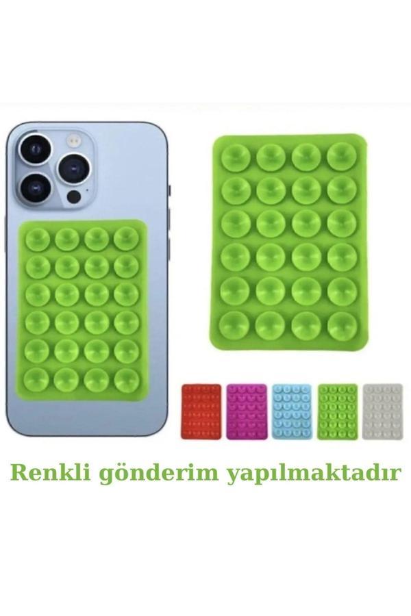 Q Aksesuar Vakumlu Telefon Tutucu - Karışık Renk - Image 1