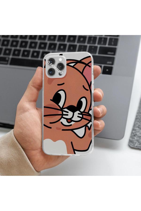 Q Aksesuar Huawei P40 Pro Uyumlu Jeryy Tasarımlı Premium Şeffaf Telefon Kılıfı - Image 1