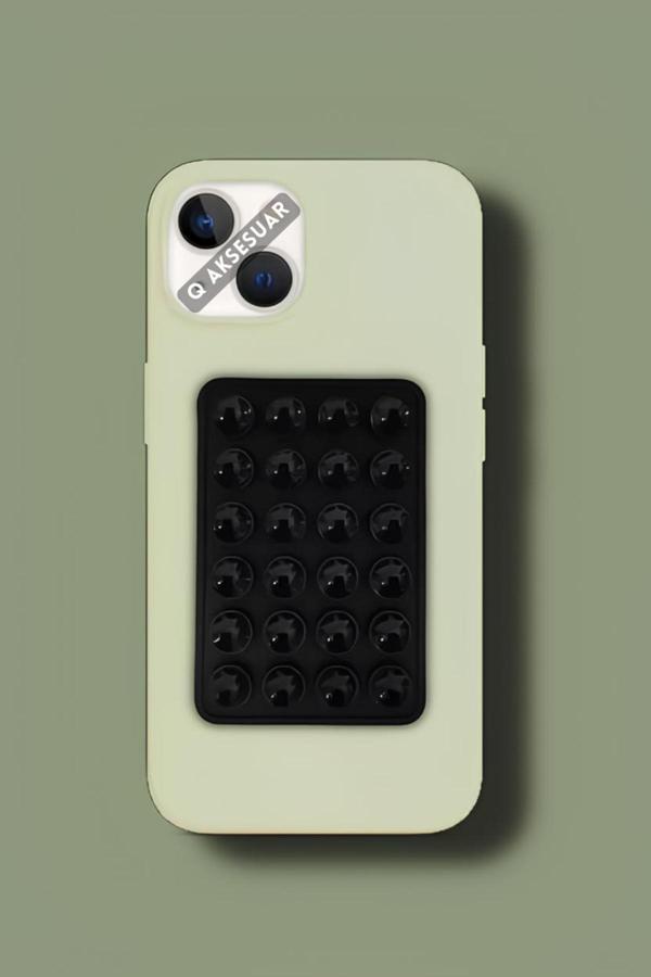 Q Aksesuar Silikon Vakumlu Telefon Tutucu, Cep Telefonu İçin Silikon Yapışkanlı Telefon Tutucu - Image 1