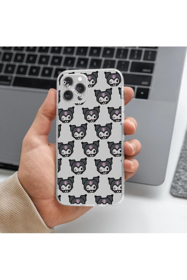 Q Aksesuar Xiaomi Redmi 9A Uyumlu Kuromi Tasarımlı Premium Şeffaf Telefon Kılıfı - Image 1