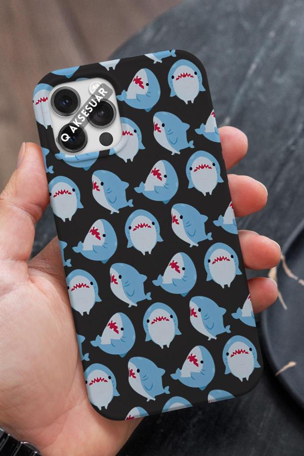 Q Aksesuar Xiaomi Redmi 14C Uyumlu Balina Tasarımlı Premium Telefon Kılıfı - Image 1