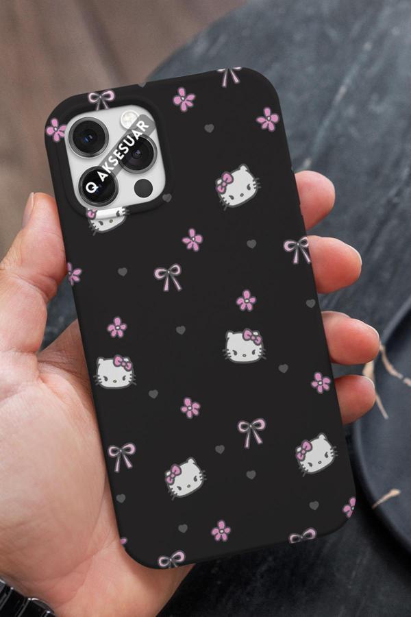 Q Aksesuar Tecno Camon 30 Pro 5G Uyumlu Hello Kitty Tasarımlı Premium Telefon Kılıfı - Image 1