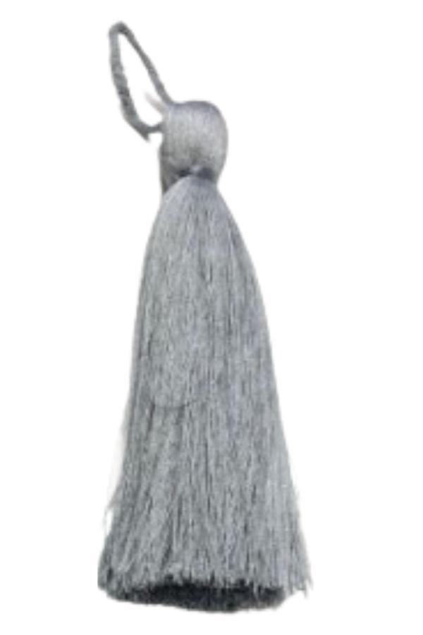 Püskül Tekli 10 cm 1 Adet Gri - Image 1