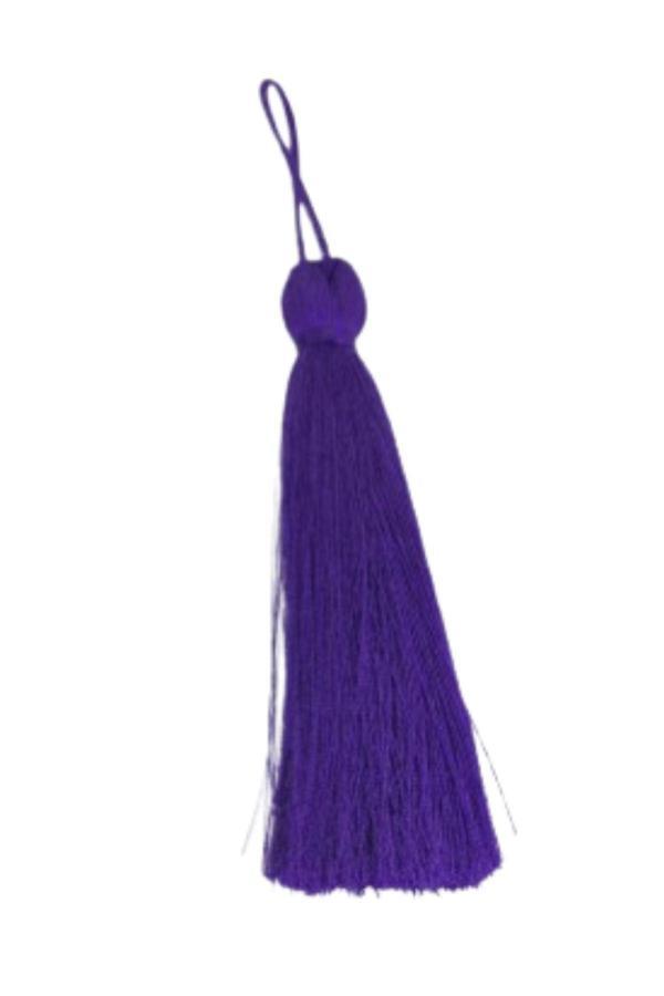 Püskül Tekli 5 cm 1 Adet Mor - Image 1