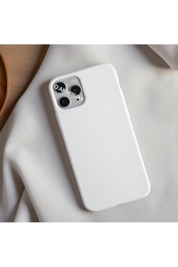 Q Aksesuar İphone Se 2.Nesil (2020) Uyumlu Içi Kadife Lansman Silikon Kılıf Yumuşak Doku Hissi Kapak - Image 1