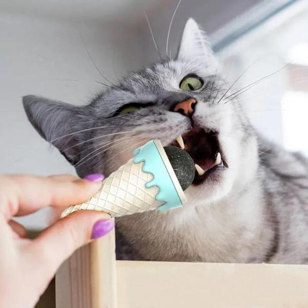 DONDURMA ŞEKLİNDE KEDİ NANESİ KEDİ OTU - Image 1