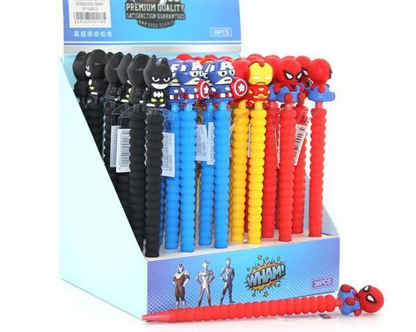 07 Uçlu Karışık Kahraman Figürlü Kalem  - Image 1