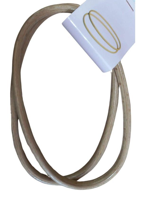 Tahta Çanta Sapı 17 cm Oval - Image 1