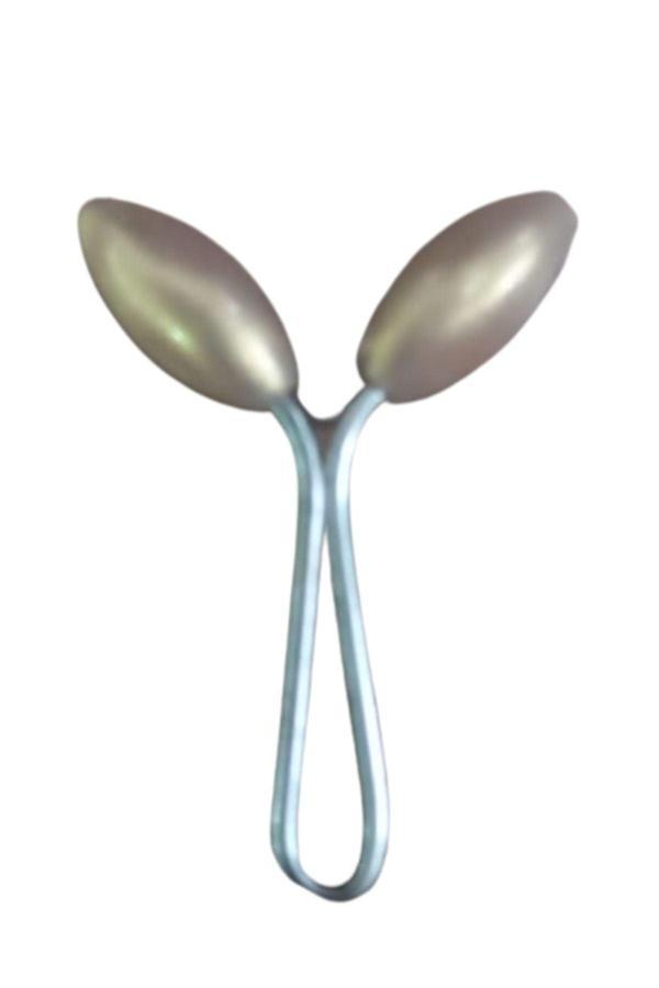 Eşarp Klipsi Başak Model Krem 1 Adet - Image 1