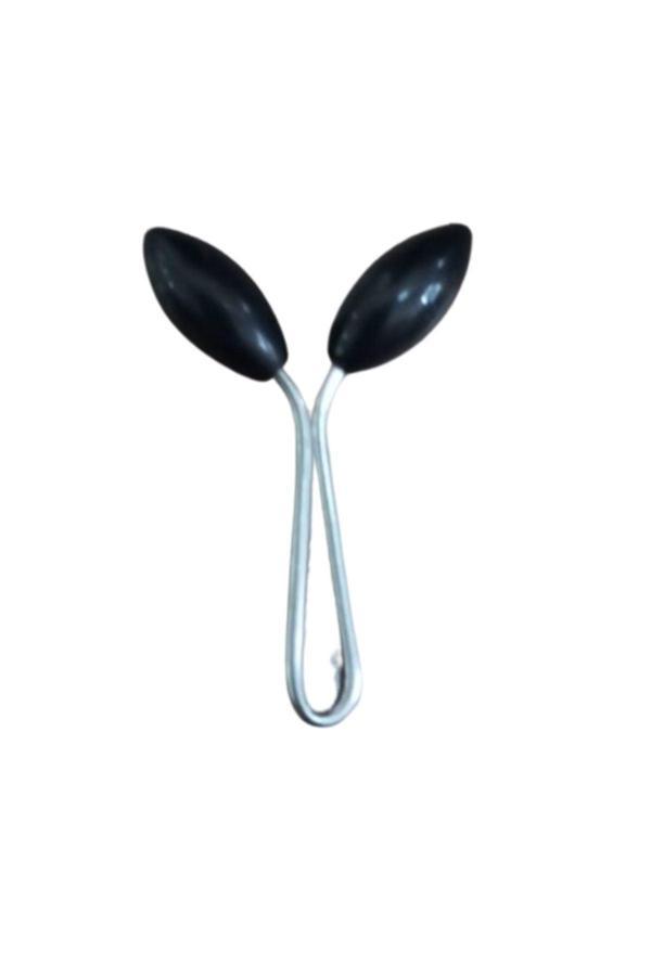 Eşarp Klipsi Başak Model Siyah 1 Adet - Image 1