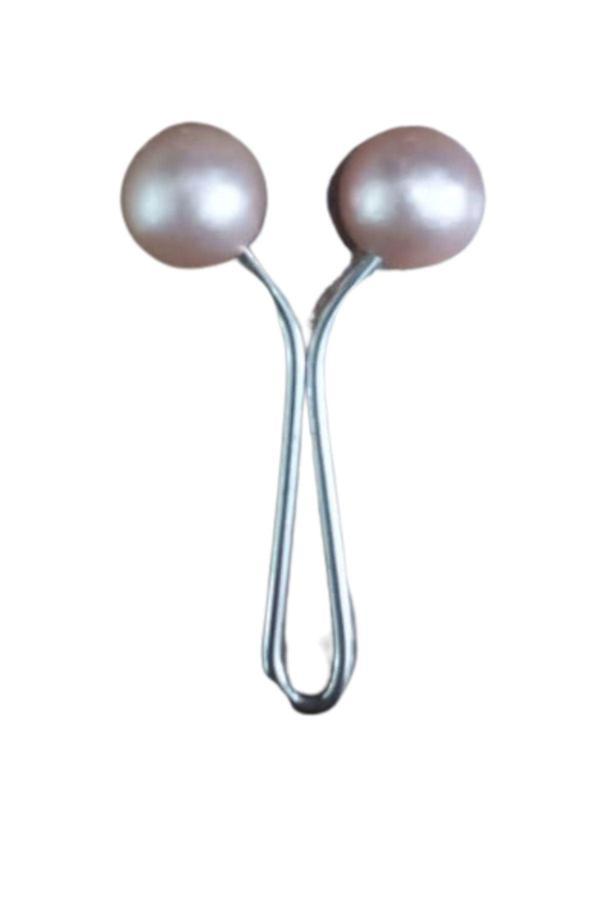 Eşarp Klipsi Top Model Düz Somon 1 Adet - Image 1