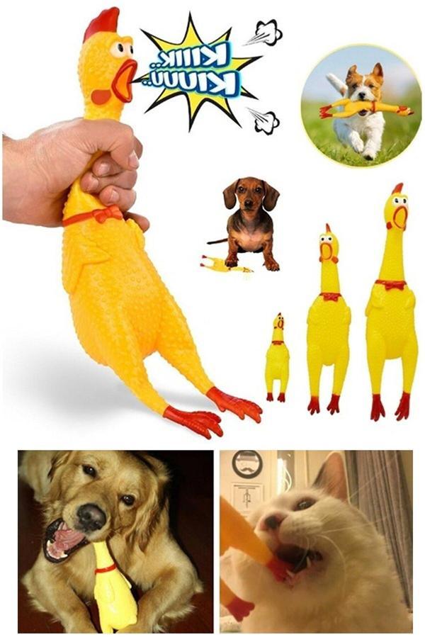Ses Çıkaran Tavuk Kedi Köpek Oyuncağı 30 cm. - Image 1