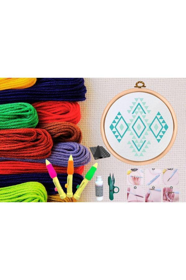 Punch Seti Nakış Seti Kasnaklı Kendin Yap Seti Seri 105 - Image 1