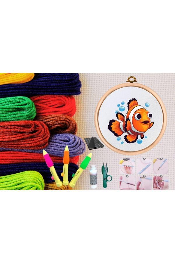 Punch Seti Nakış Seti Kasnaklı Kendin Yap Seti Seri 116 - Image 1