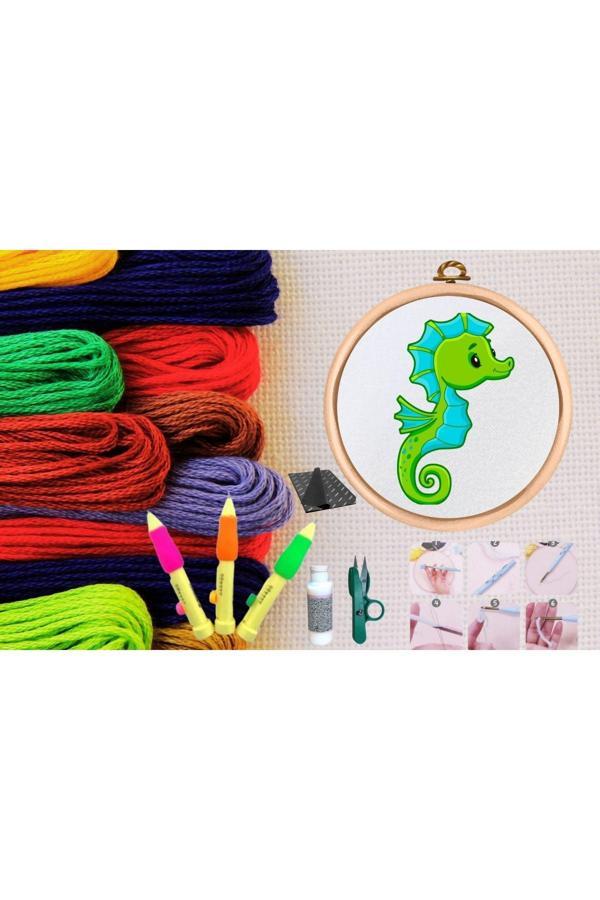 Punch Seti Nakış Seti Kasnaklı Kendin Yap Seti Seri 120 - Image 1