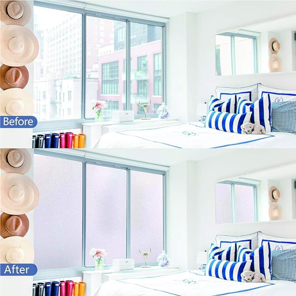 UV Engelleyici Buzlu Cam Filmi 2 Metre x 60 Cm. - Image 1