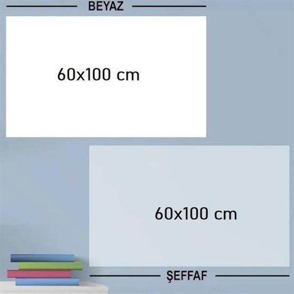 BUFFER® Ders Çalışma Yazı Tahtası Manyetik Duvar Stickerı 100x60 cm - Image 1