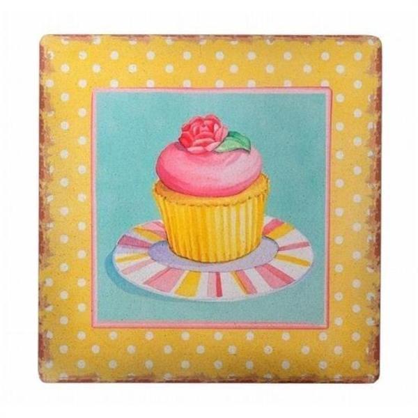 BUFFER® Decotown Duvar Panosu 40*40 Cup Cake Muffin Motifli Duvar Süsü - Image 1