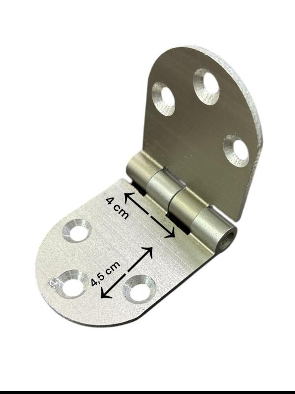 Ennalbur Yüksel Oval Alüminyum Kasa Menteşesi 4 cm - Image 1