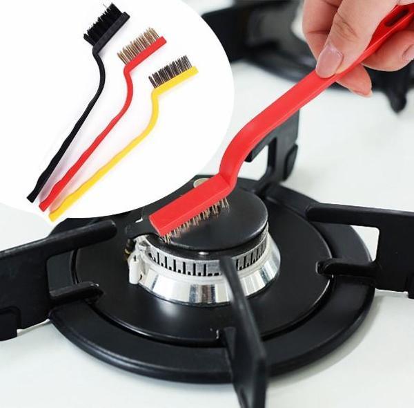 3 Parça Tel Fırça Detaylı Temizlik Seti - Image 1