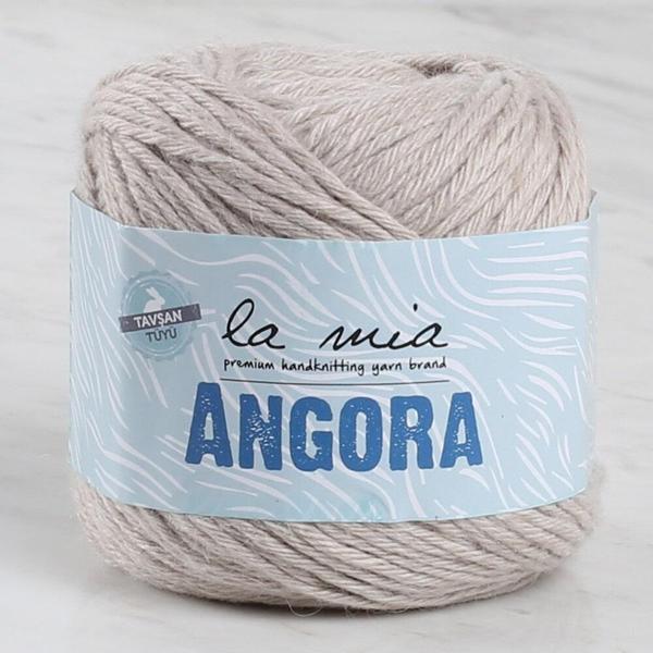 La Mia Angora 50gr. Bej El Örgü İpi - L003 - 34218 - Image 1
