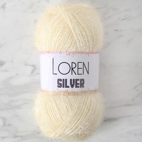 LOREN SILVER KREM EL ÖRGÜ İPİ - RS0065 - 34071 - Image 1