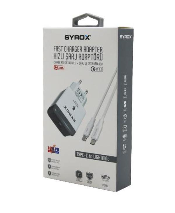 İPHONE TYPE-C TO LIGHTNING HIZLI EV ŞARJ SETİ 3.0A 18W PD (5250) - Image 1