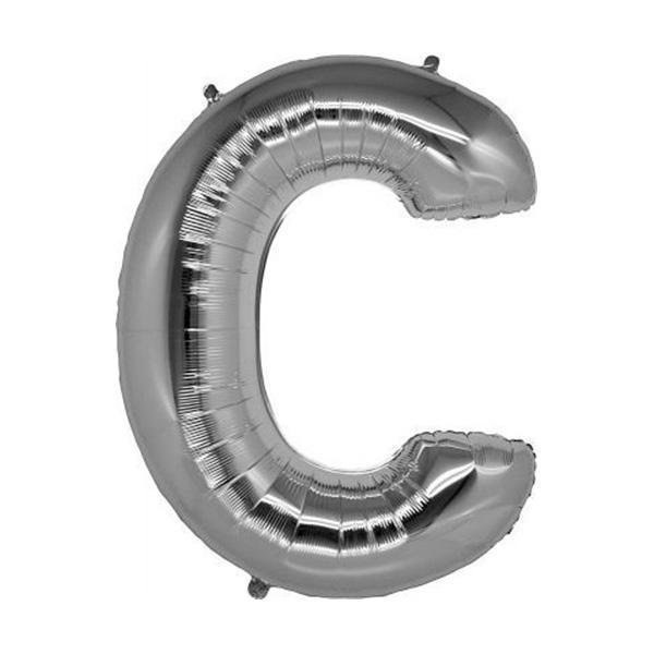 Gümüş Rengi Folyo Balon 1 Metre - Image 1