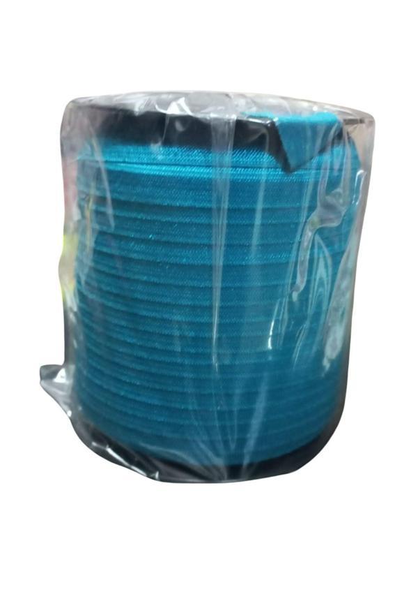 Çamaşır Lastiği Düz 1 cm  75 Metre 1 Top Petrol Yeşili - Image 1