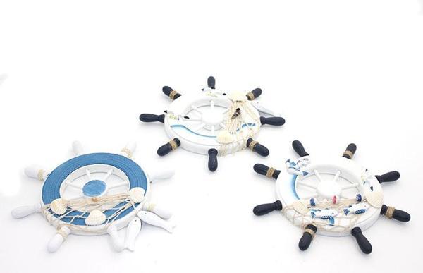 Ahşap Marin Duvara Asmalı Dümen   - Image 1