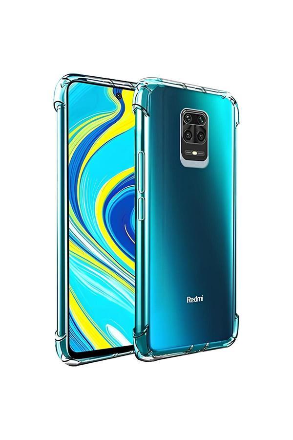 Q Aksesuar Xiaomi Redmi Note 9 Pro Uyumlu Renksiz Silikon Şeffaf Telefon Kılıfı - Image 1